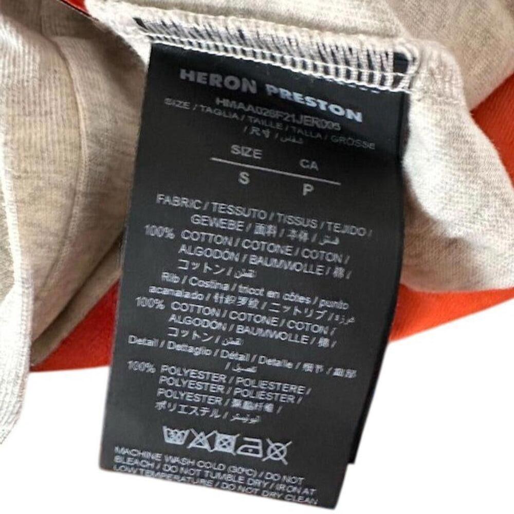 NWT Heron Preston Censored Streetwear Oversized S Graphic Tee, Includes COA - Picture 10 of 10